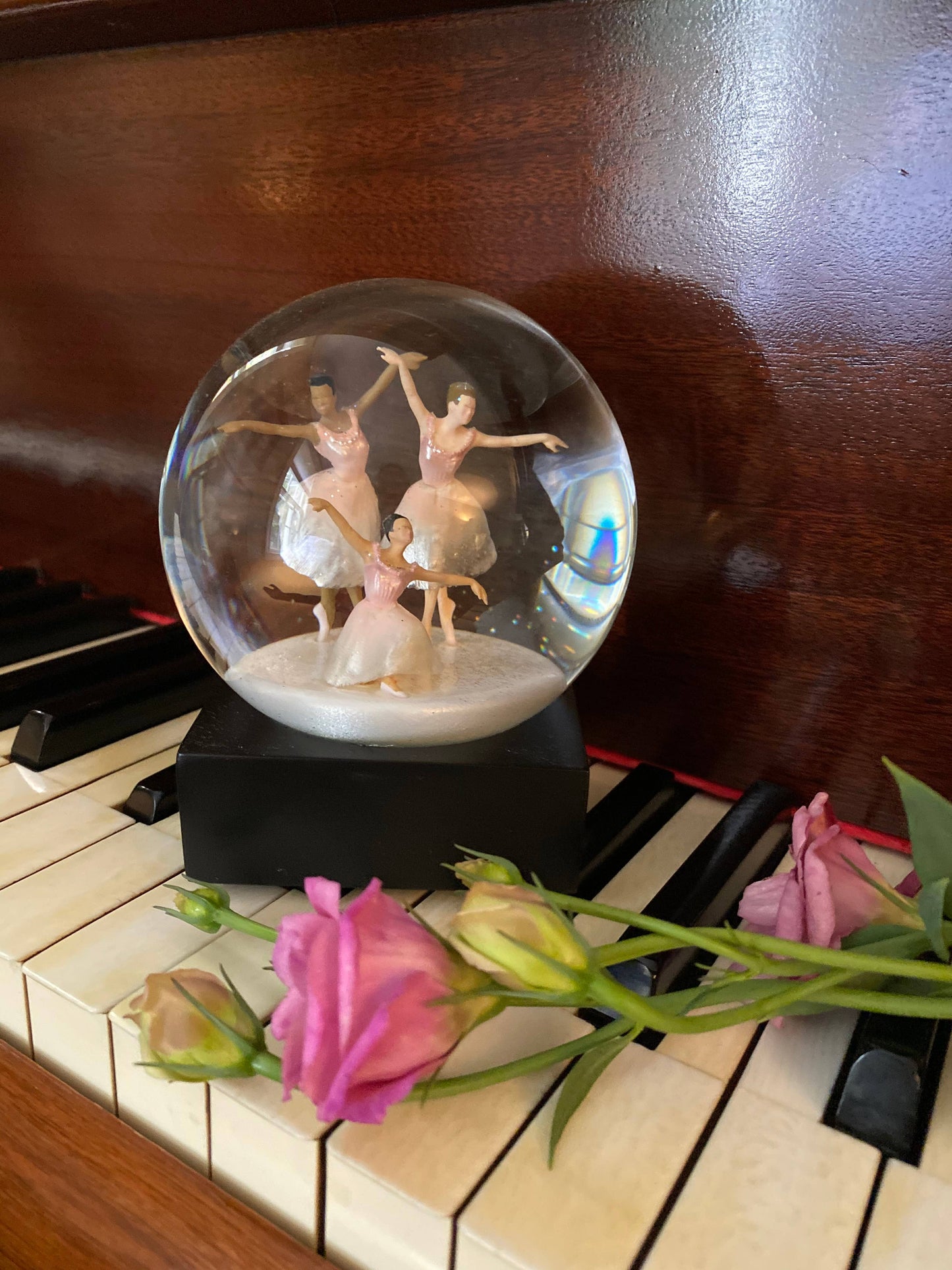 Three Dancers Snow Globe