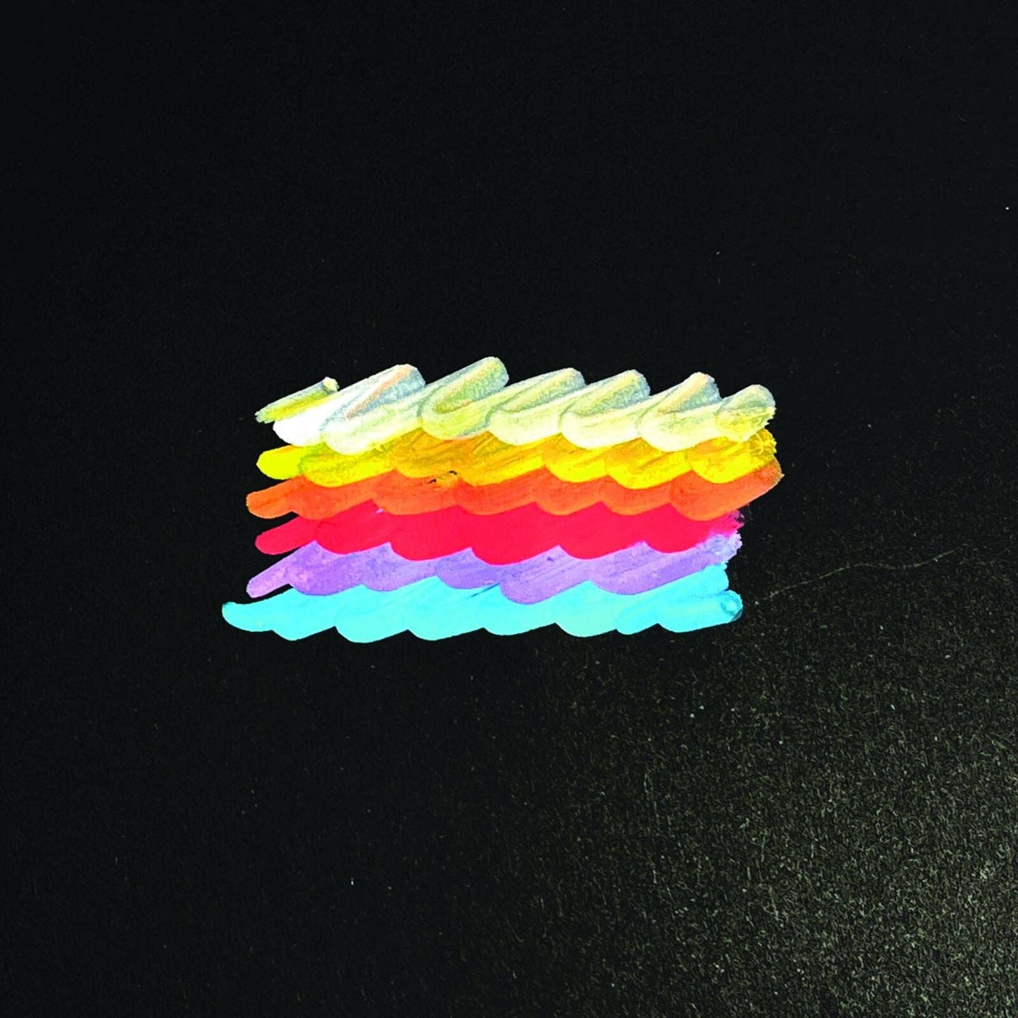 Vibrant water-based paint marker strokes in classic colors, showcasing smooth blending and bright hues.