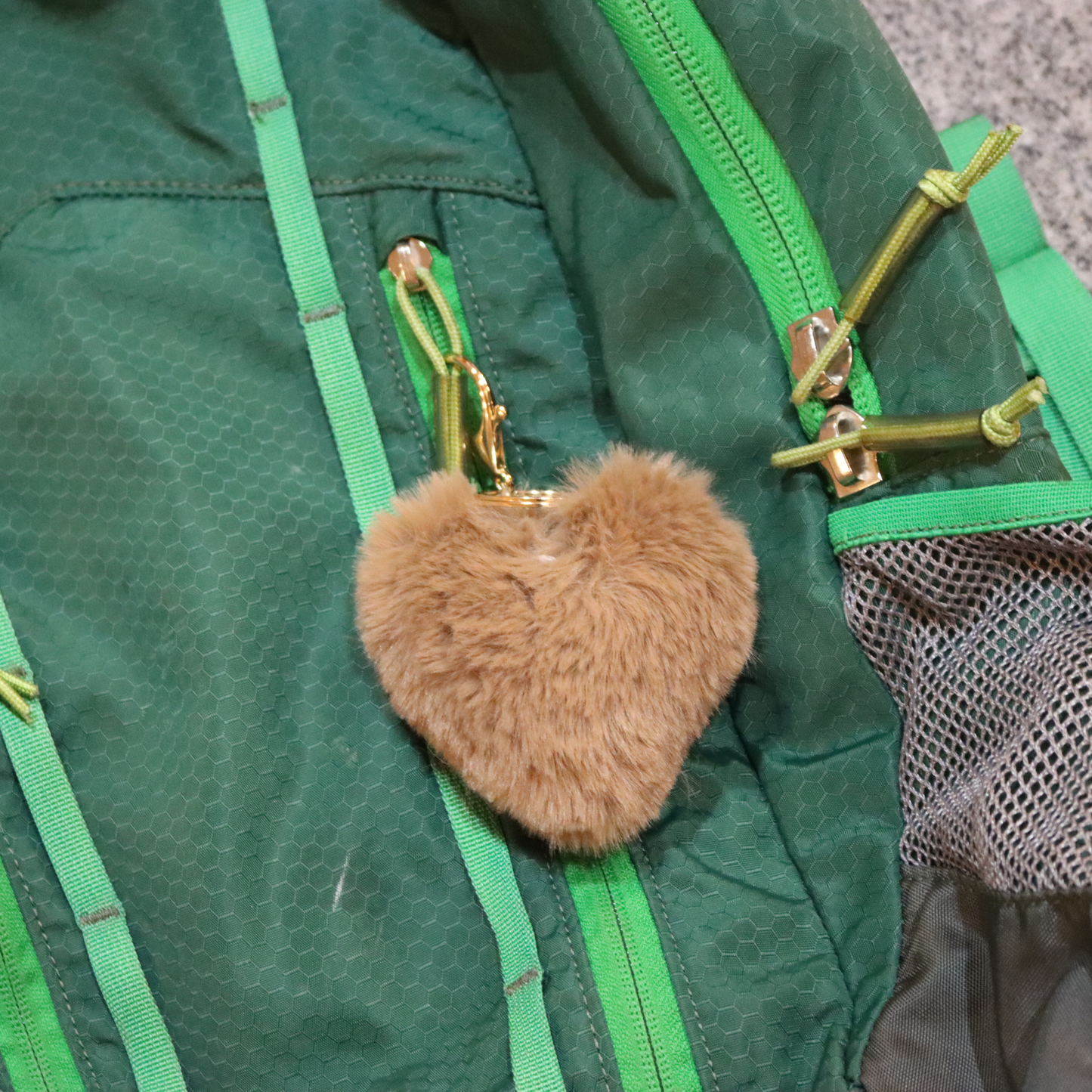 Heart-Shaped Faux Fur Keychain – Soft Plush Accessory | Gifts for Her, Unique Gift Idea