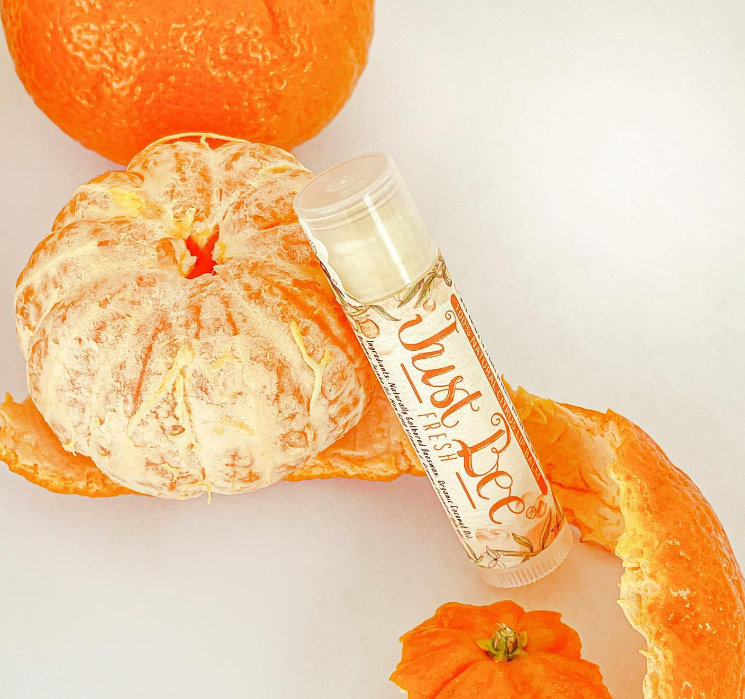 Citrus Lip Balm with Organic Beeswax – Just Bee Fresh | Unique Gifts for Her