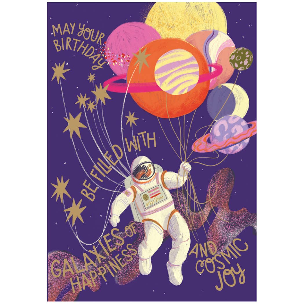 Cosmic Birthday Petite Card single - GCN 478