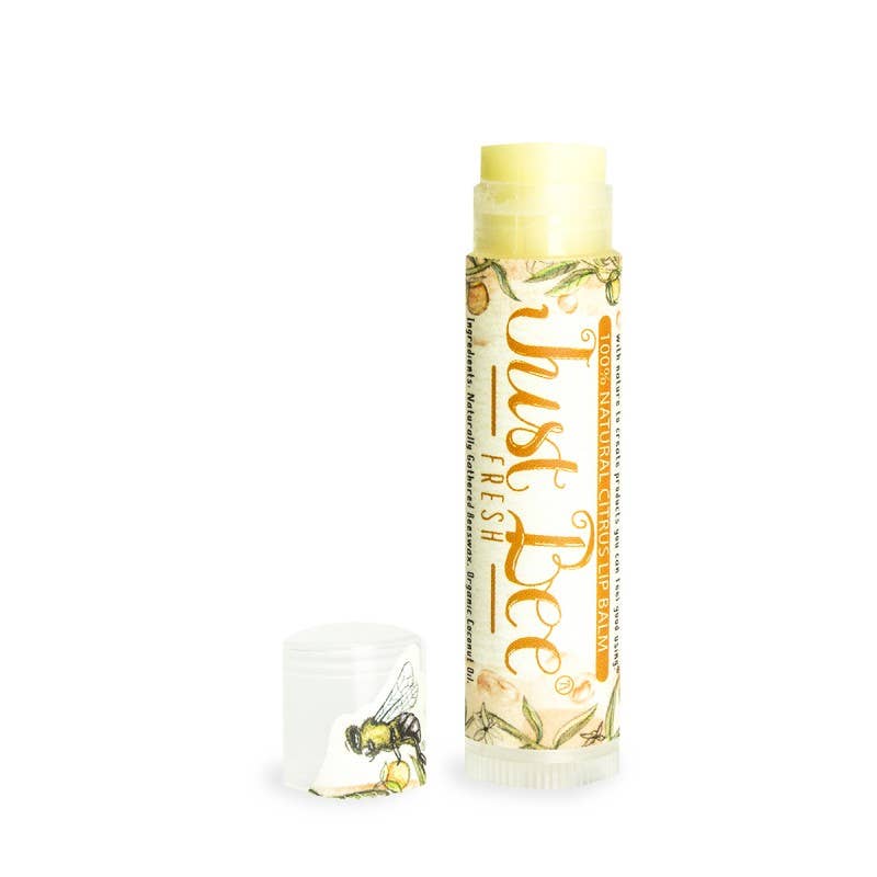 Citrus Lip Balm with Organic Beeswax – Just Bee Fresh | Unique Gifts for Her