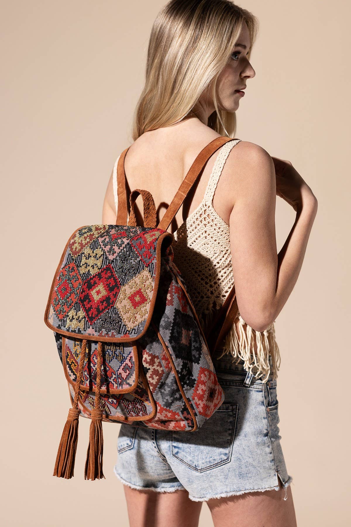 Bordeaux Handmade Backpack
