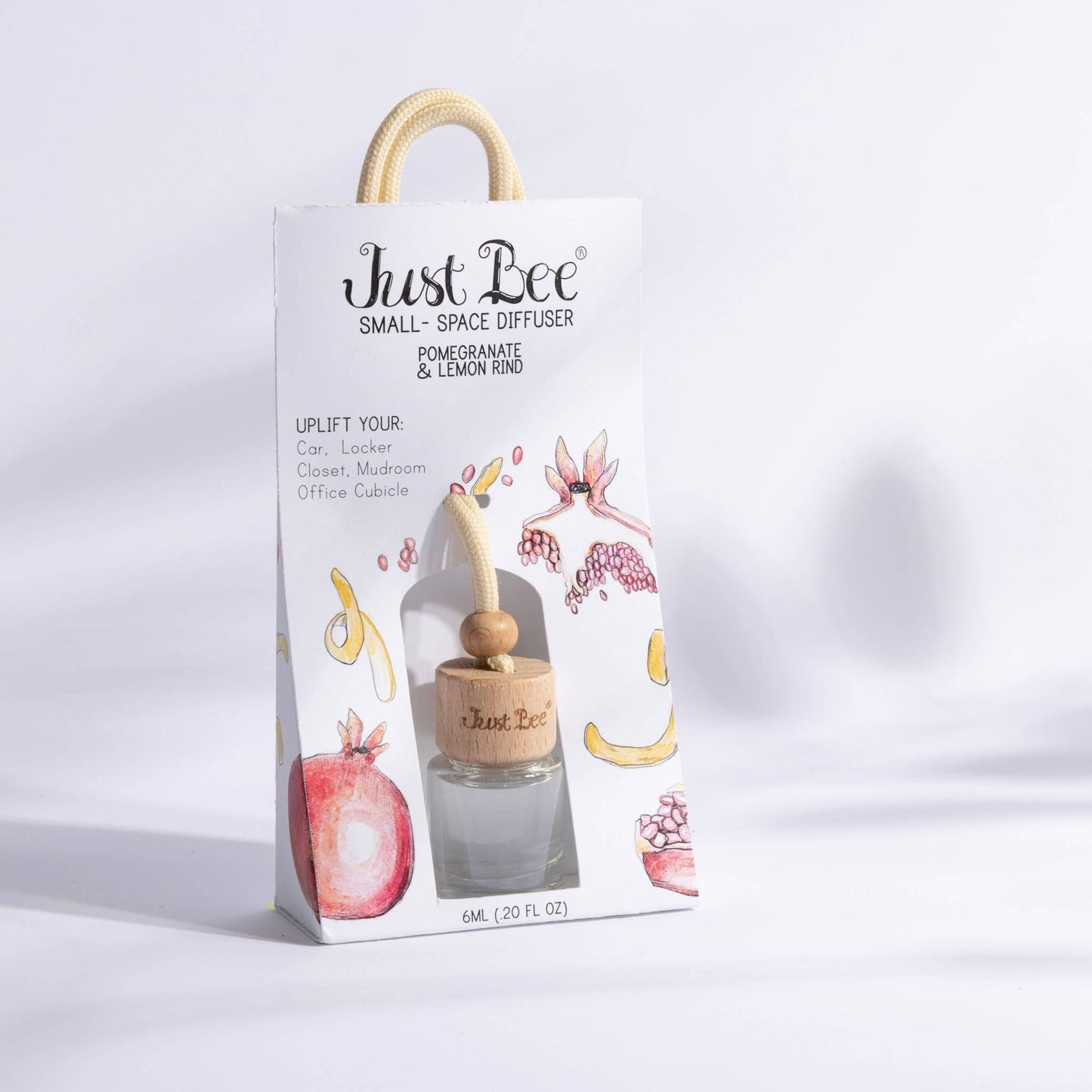 Hanging Diffuser with Wooden Lid – Pomegranate & Lemon Rind | Unique Gifts for Her