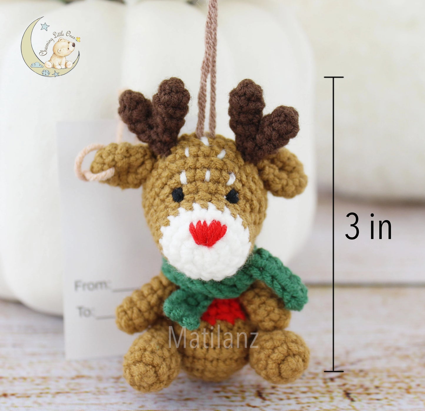 Reindeer Christmas Ornaments