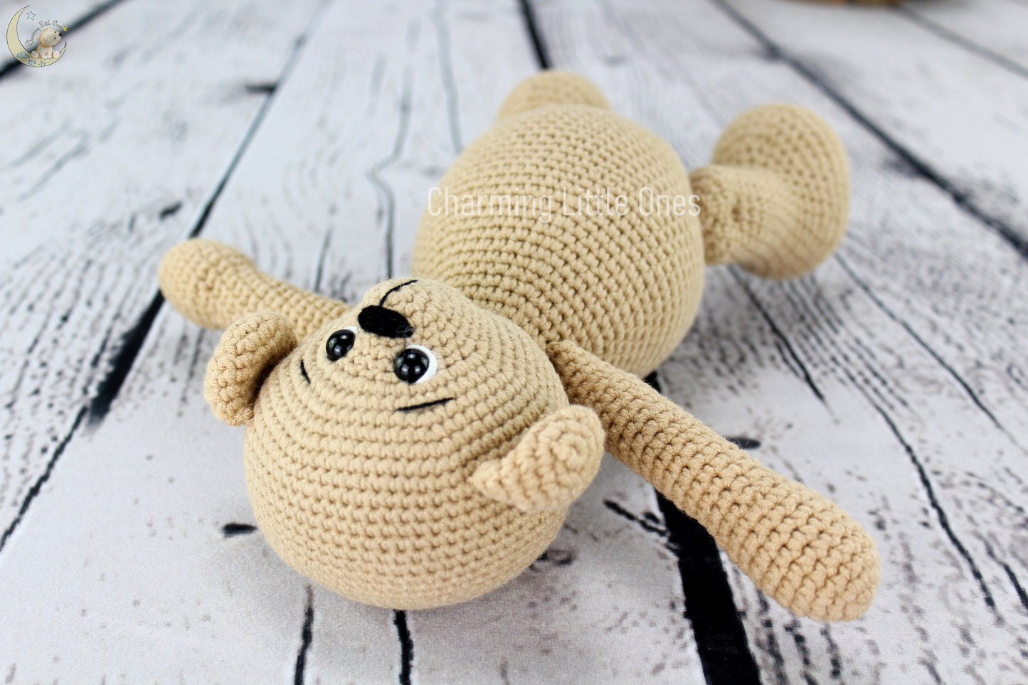 Crochet Bear - Handmade 10"