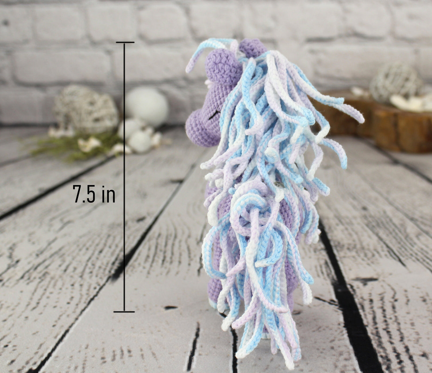 Crochet Horse - Handmade 8"