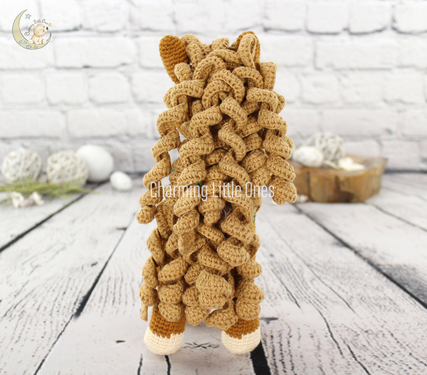 Crochet Horse - Handmade 10"