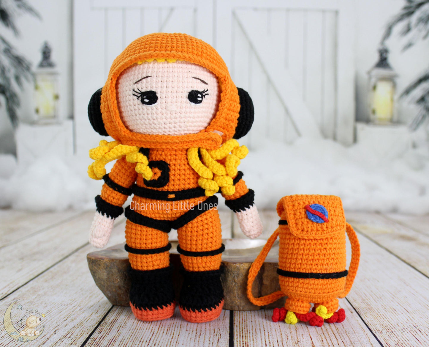 Crochet Space Astronaut - Handmade 11-12"