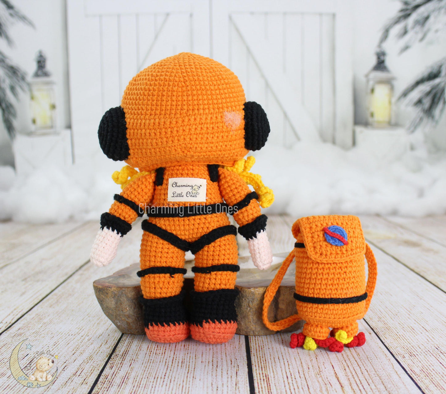 Crochet Space Astronaut - Handmade 11-12"