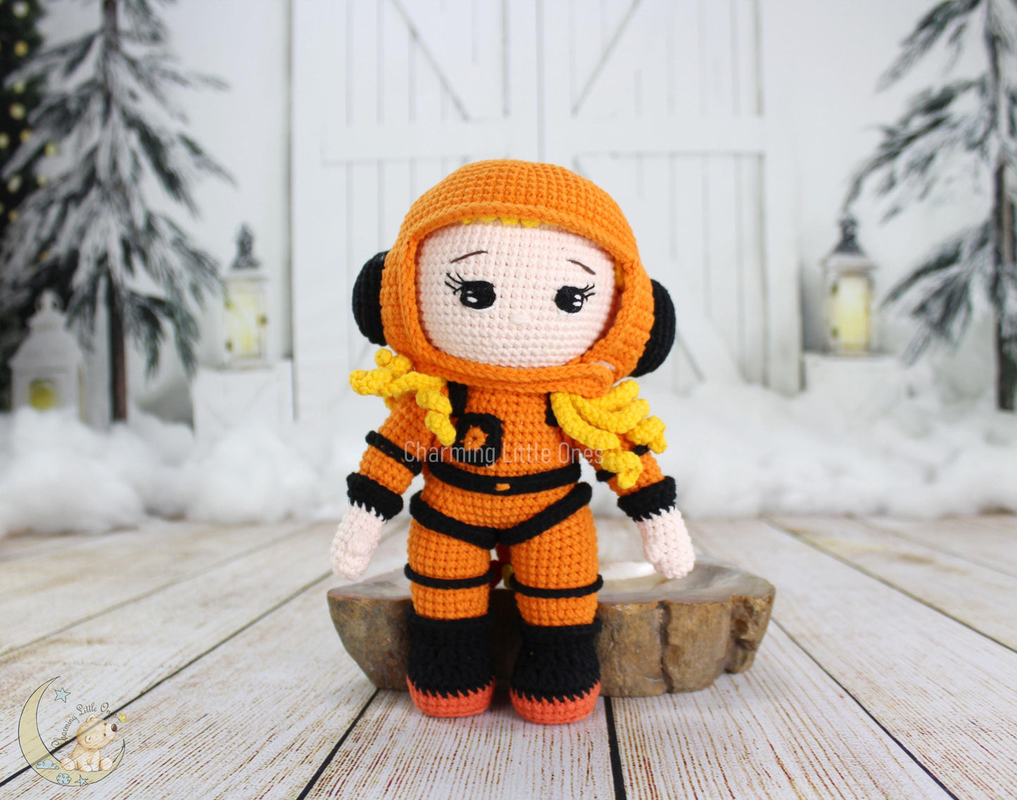 Crochet Space Astronaut - Handmade 11-12"