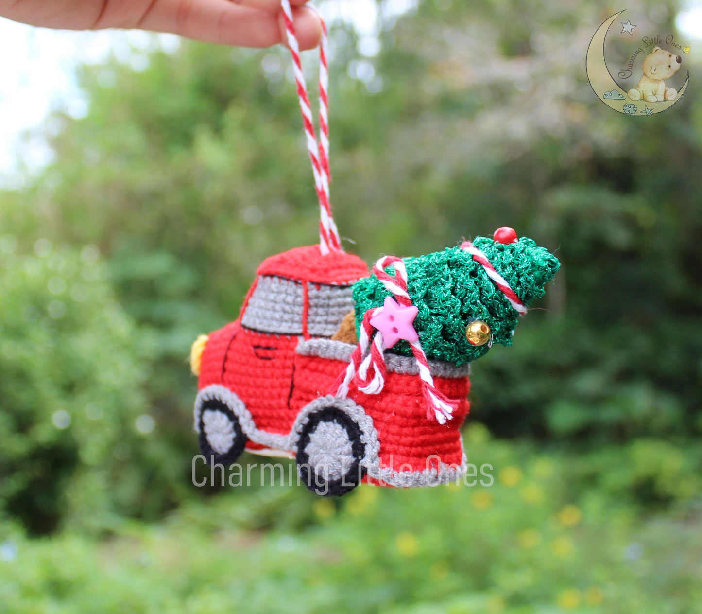 Crochet Car & Truck Christmas Ornaments - Handmade