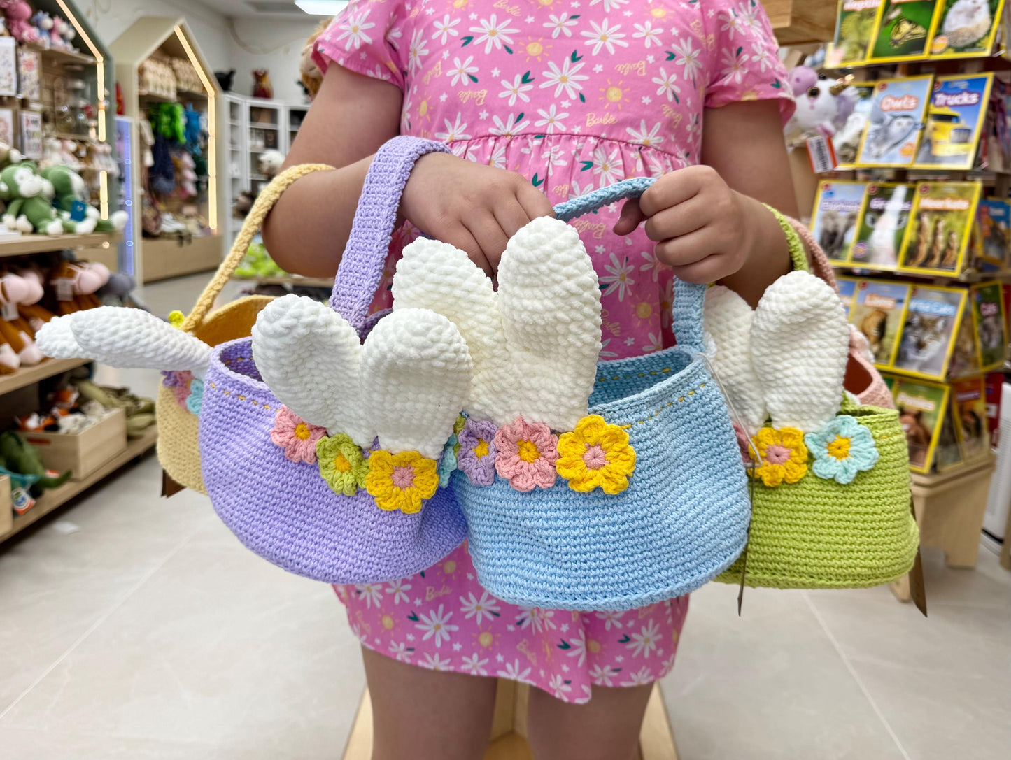 Crochet Easter Bunny Basket
