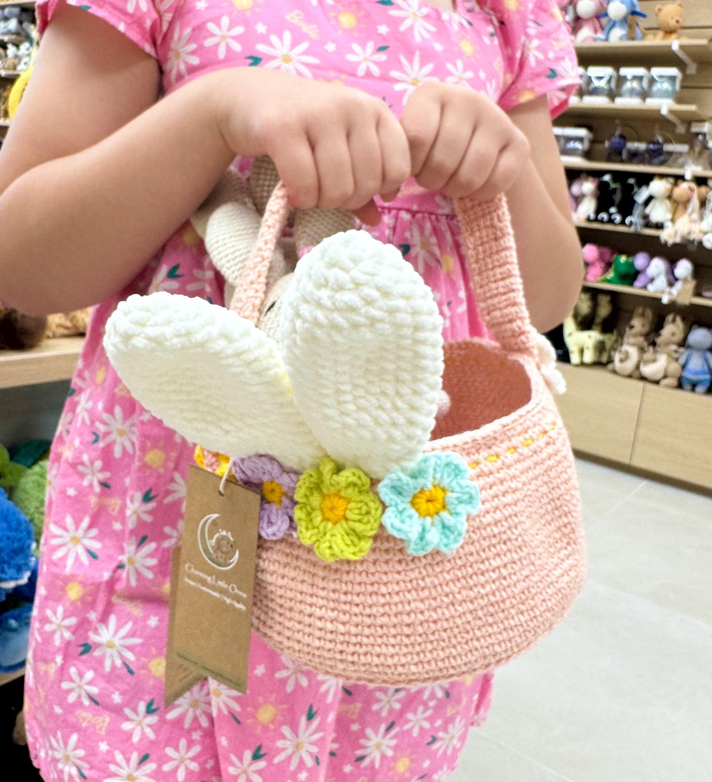Crochet Easter Bunny Basket
