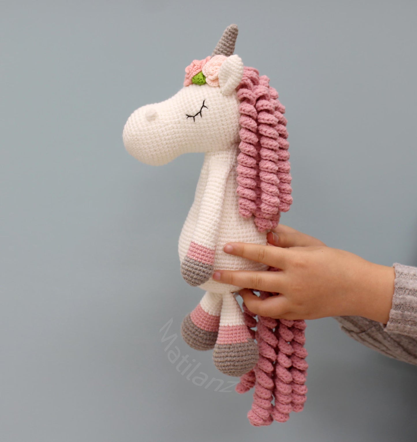 Crochet Unicorn Plush