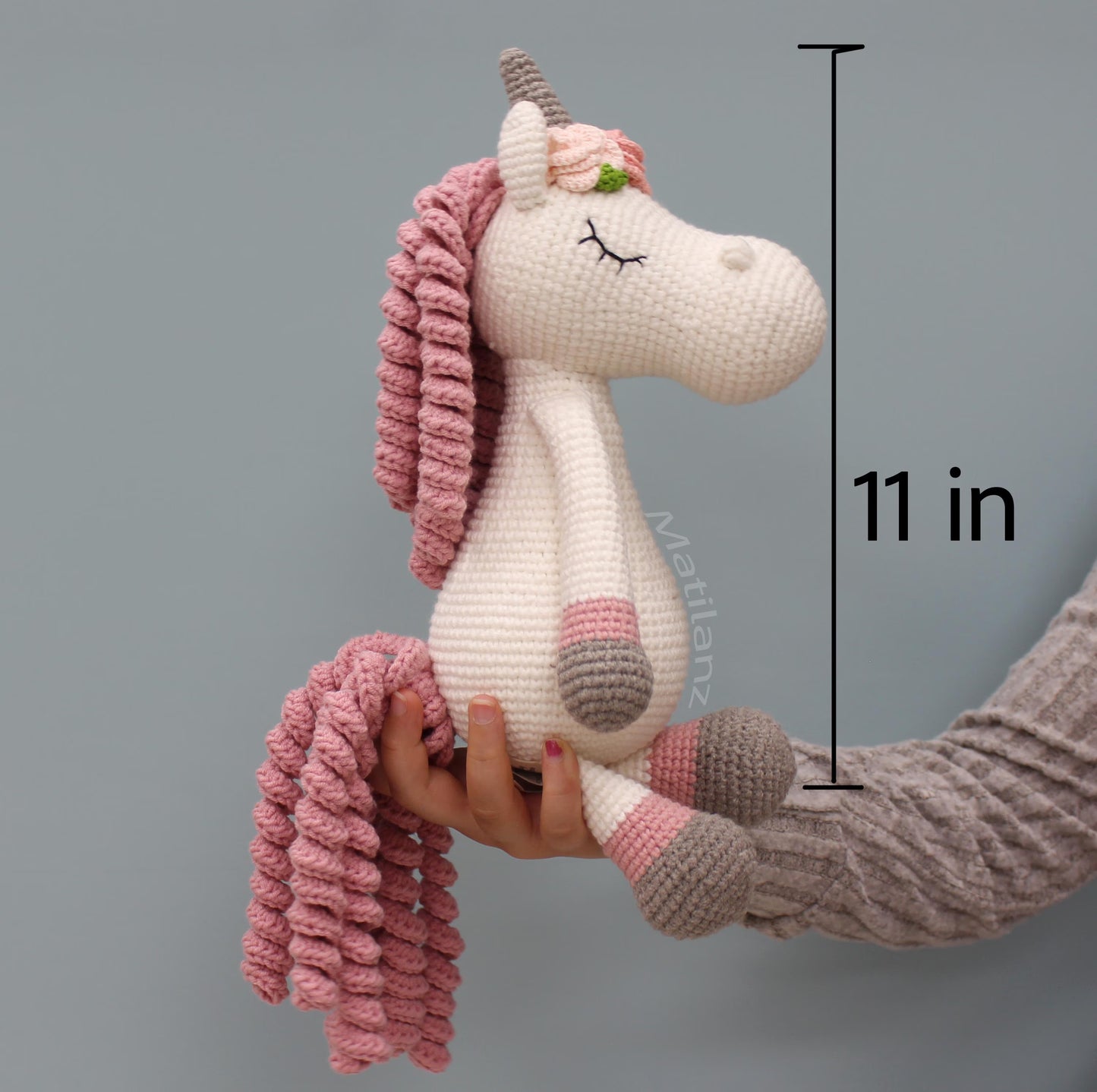 Crochet Unicorn Plush