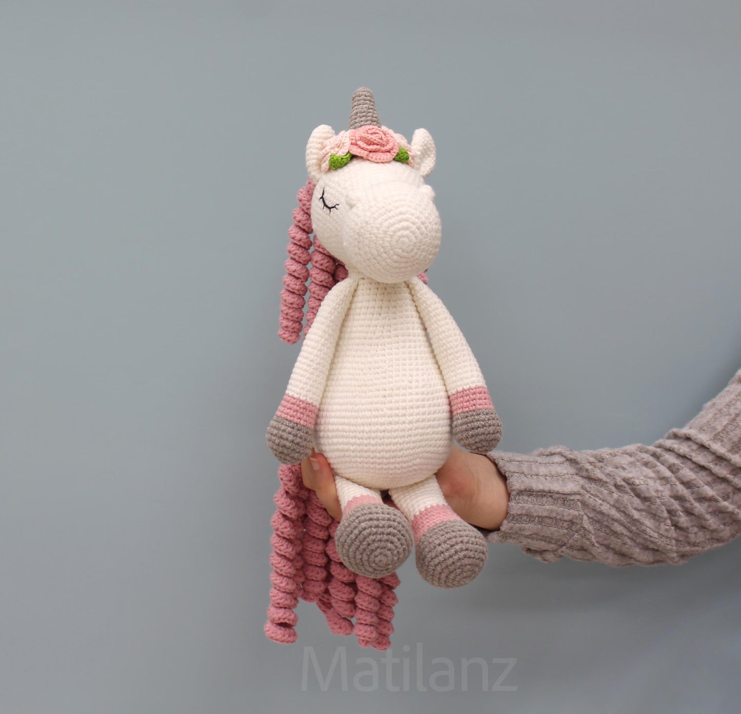 Crochet Unicorn Plush
