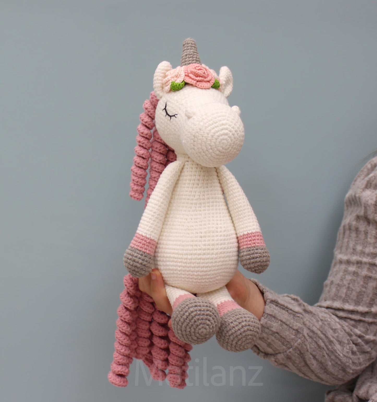 Crochet Unicorn Plush