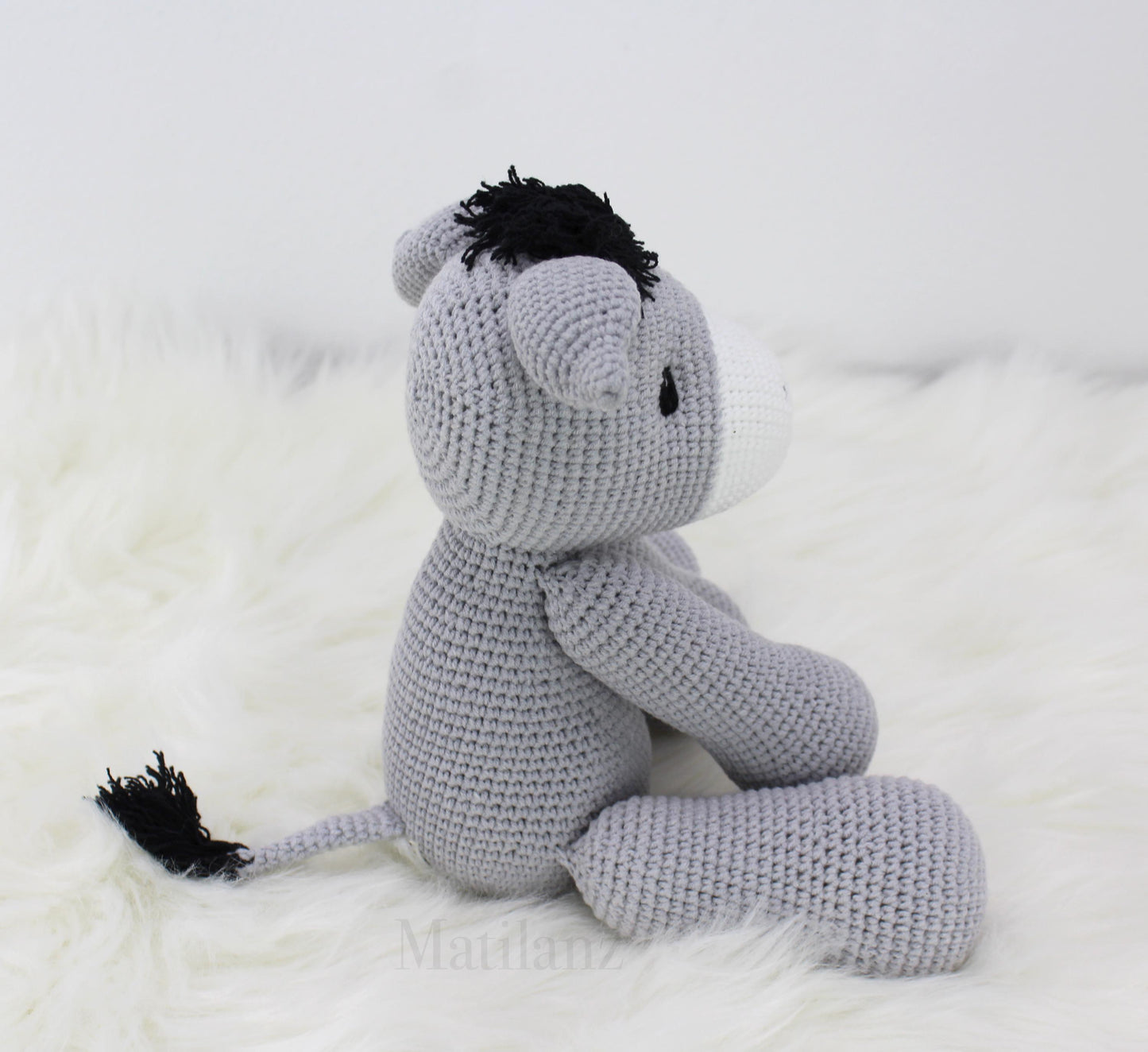 Donkey Crochet Plush