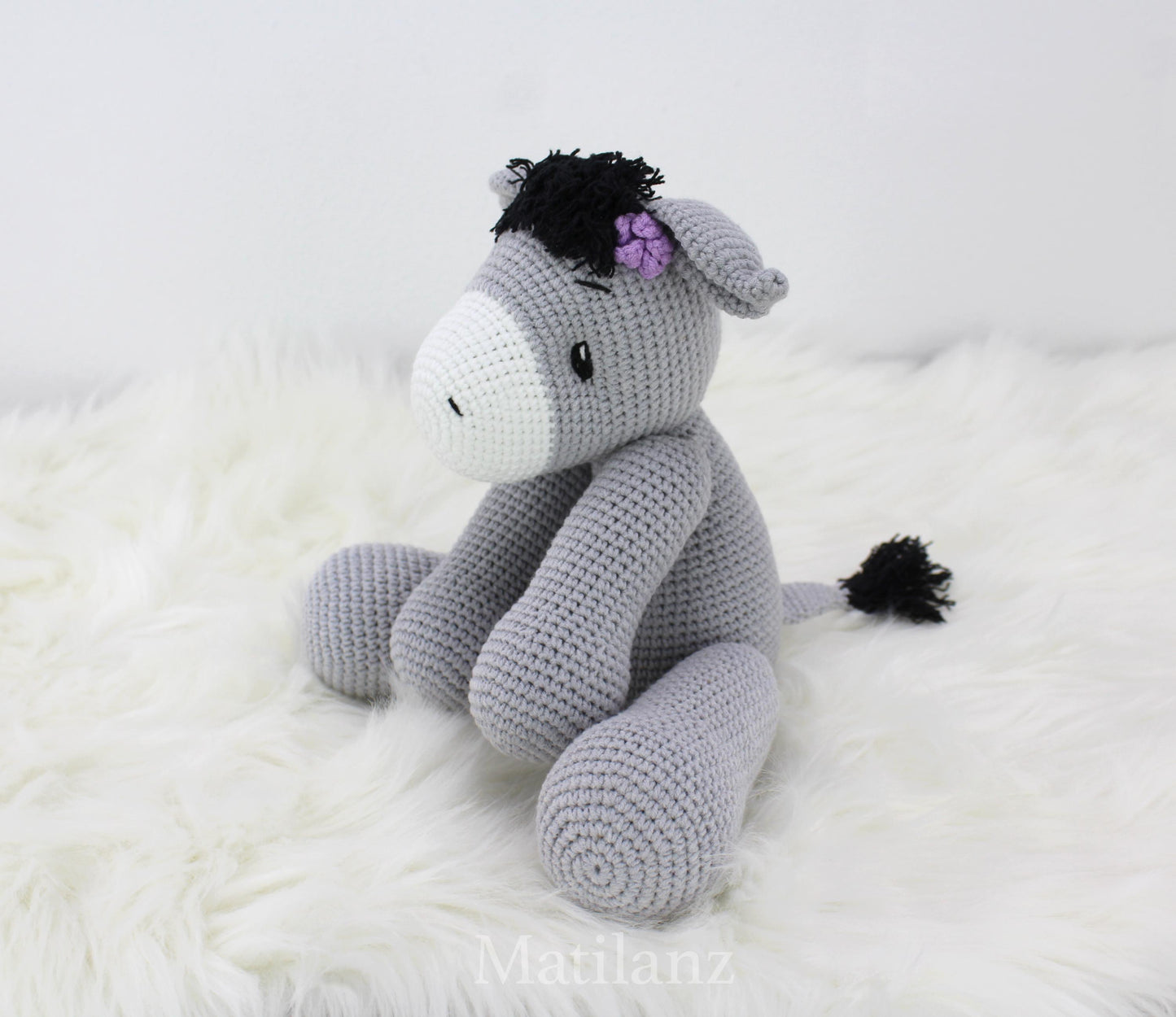 Donkey Crochet Plush