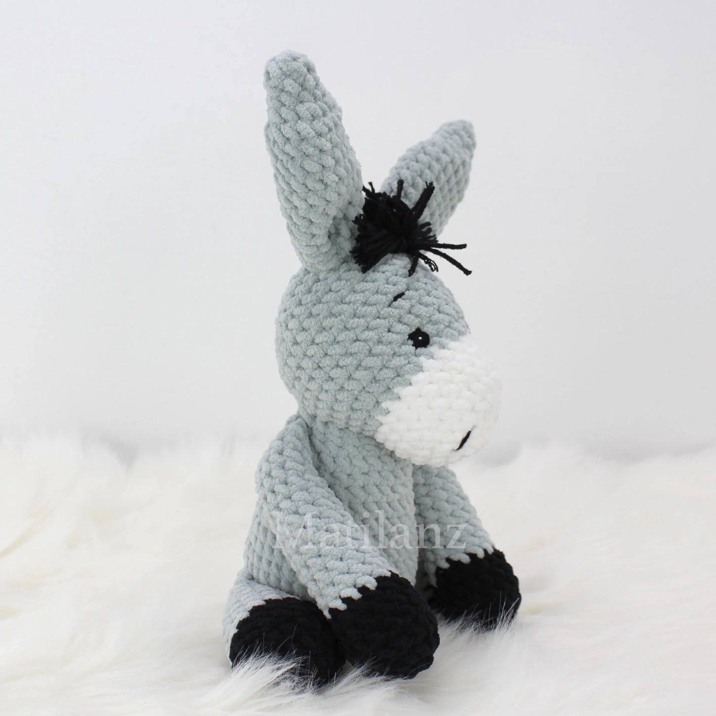 Donkey Crochet Plush