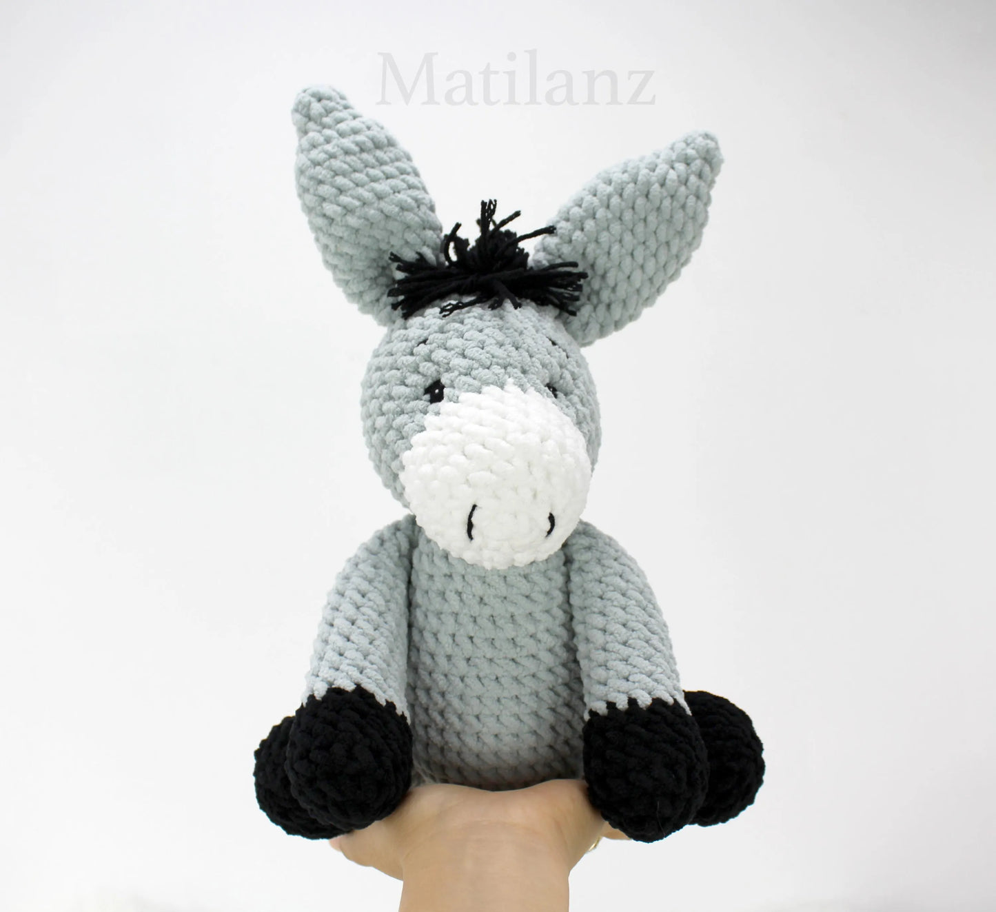 Donkey Crochet Plush
