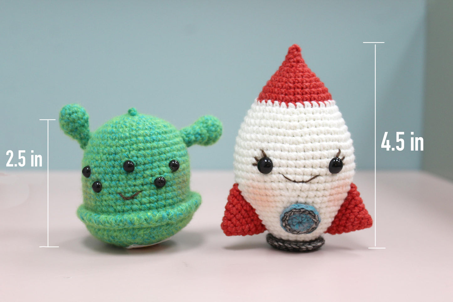 Rocket & Alien Stuffed Toy
