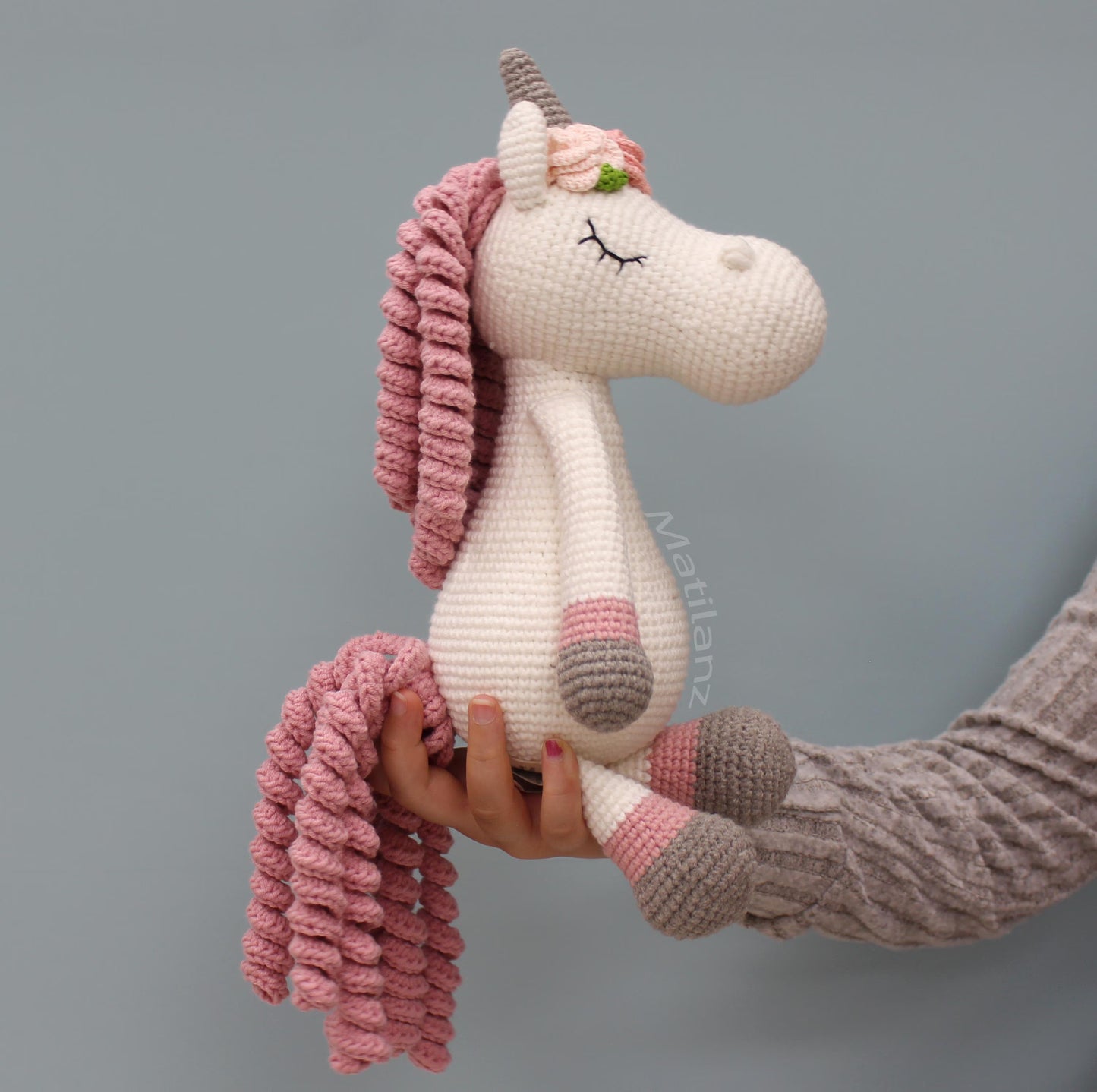 Crochet Unicorn Plush