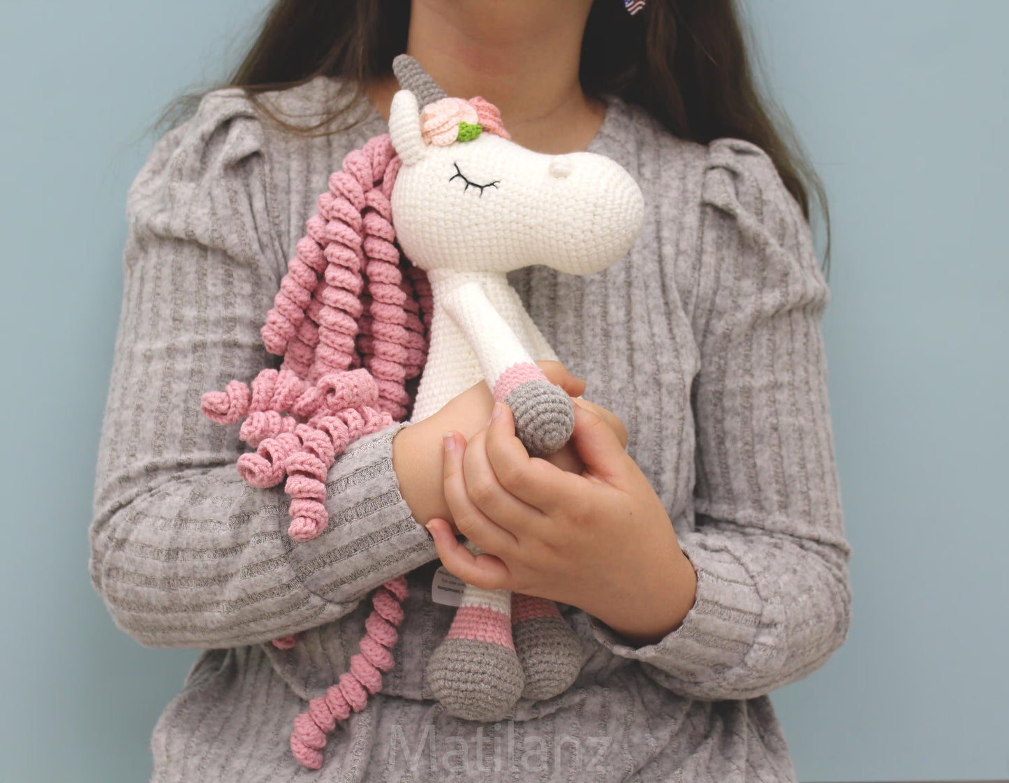 Crochet Unicorn Plush