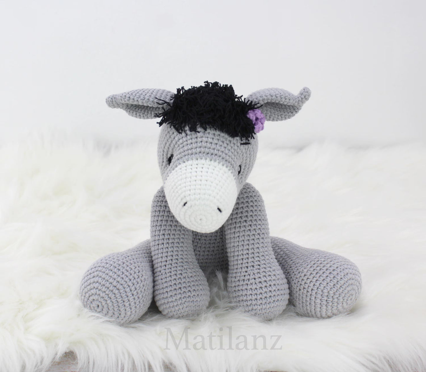 Donkey Crochet Plush