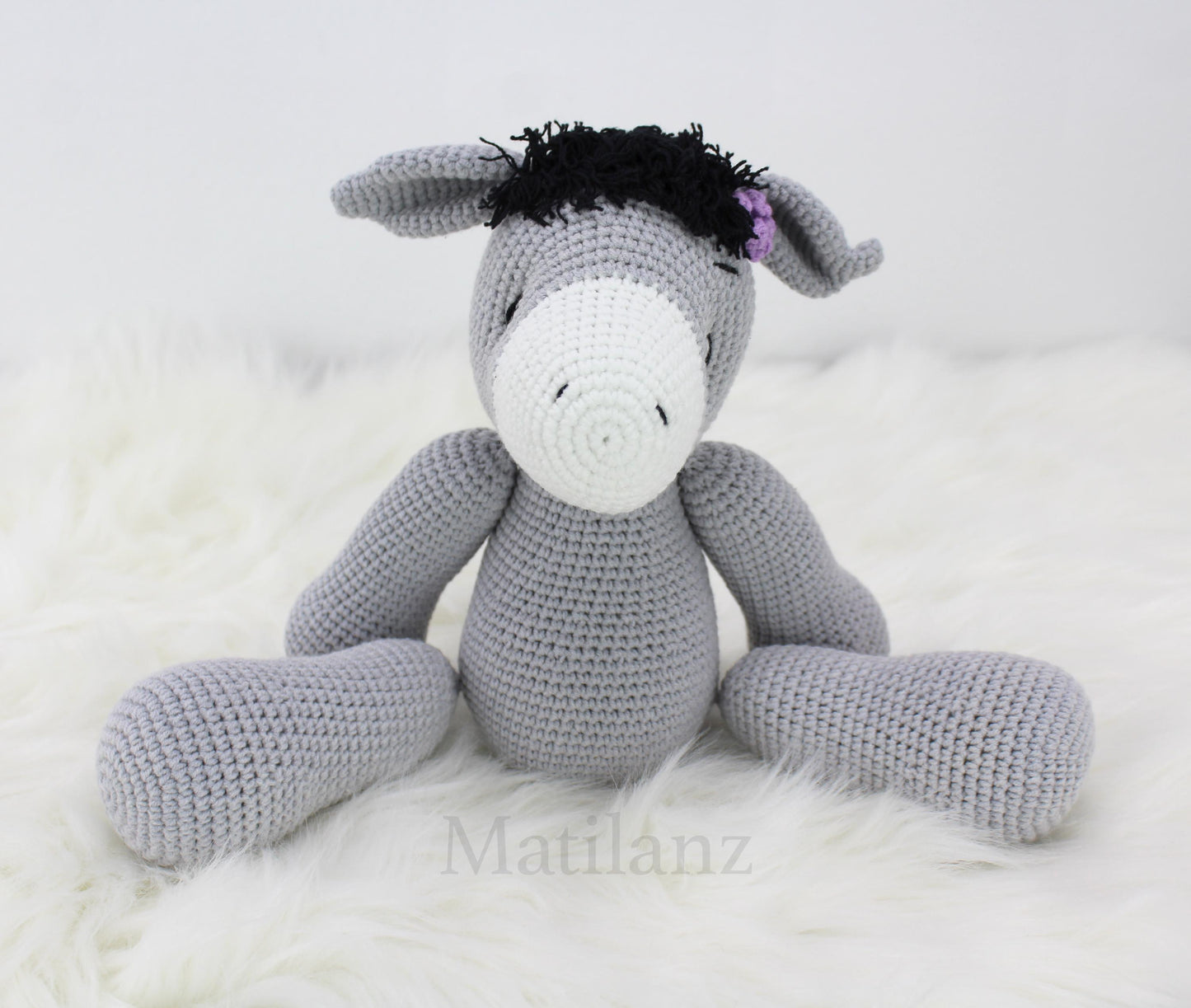 Donkey Crochet Plush