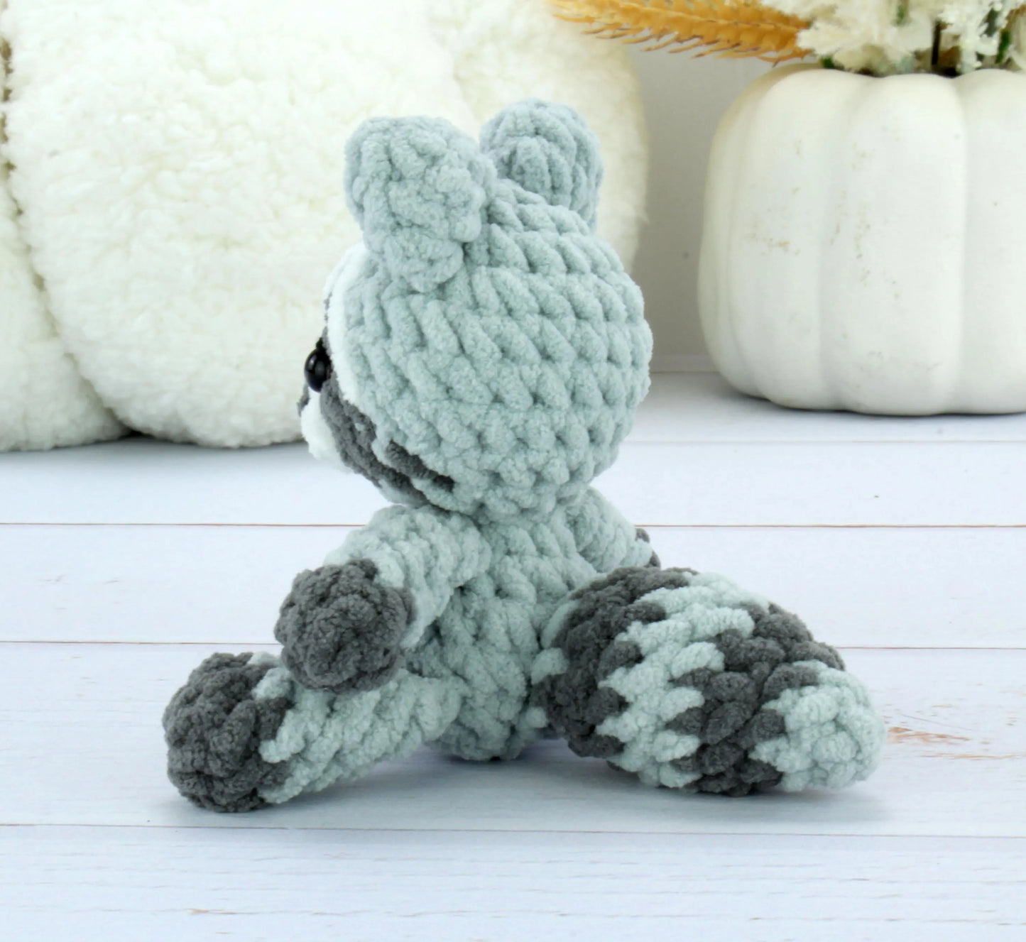 Raccoon Crochet Plush