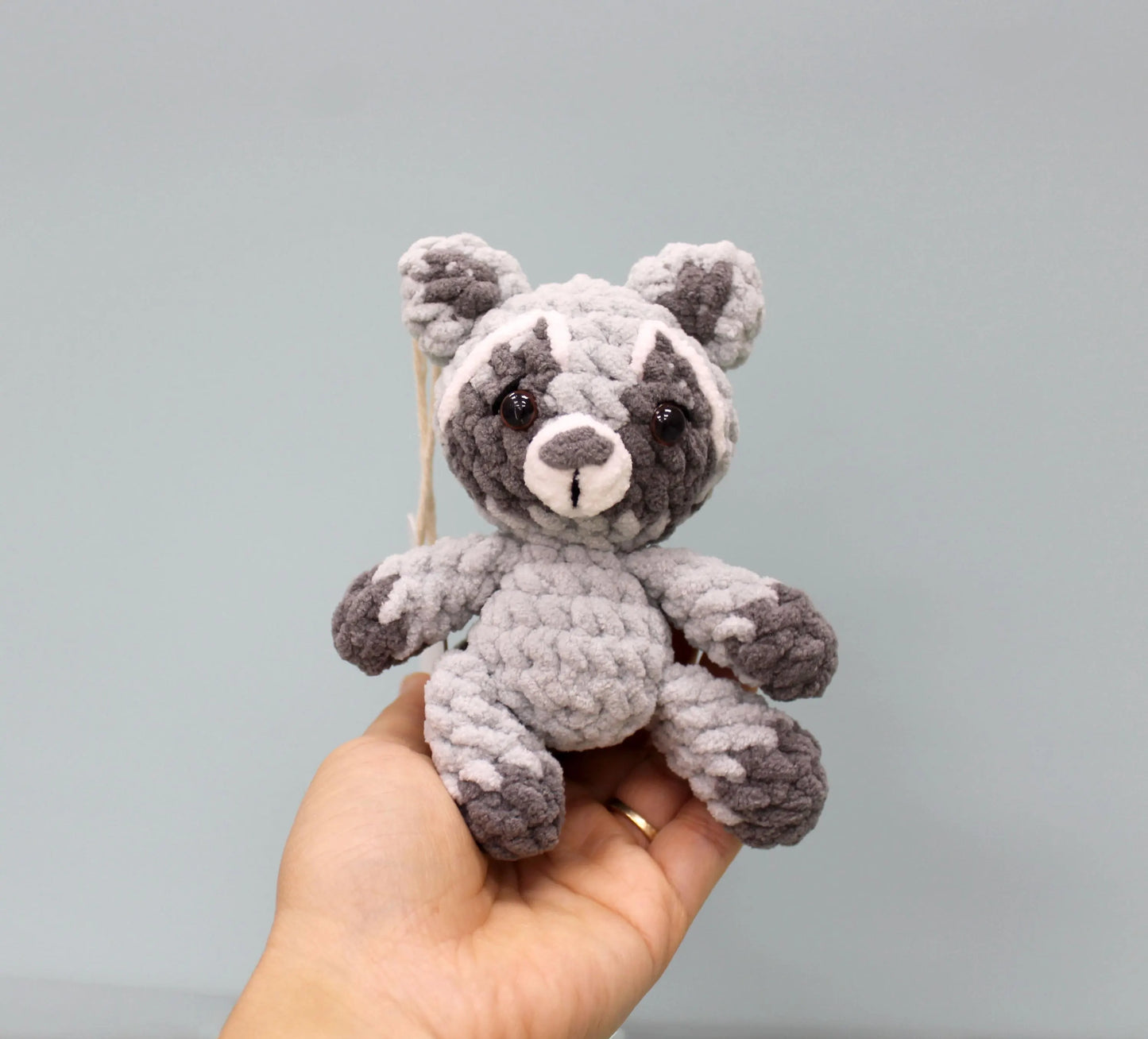 Raccoon Crochet Plush