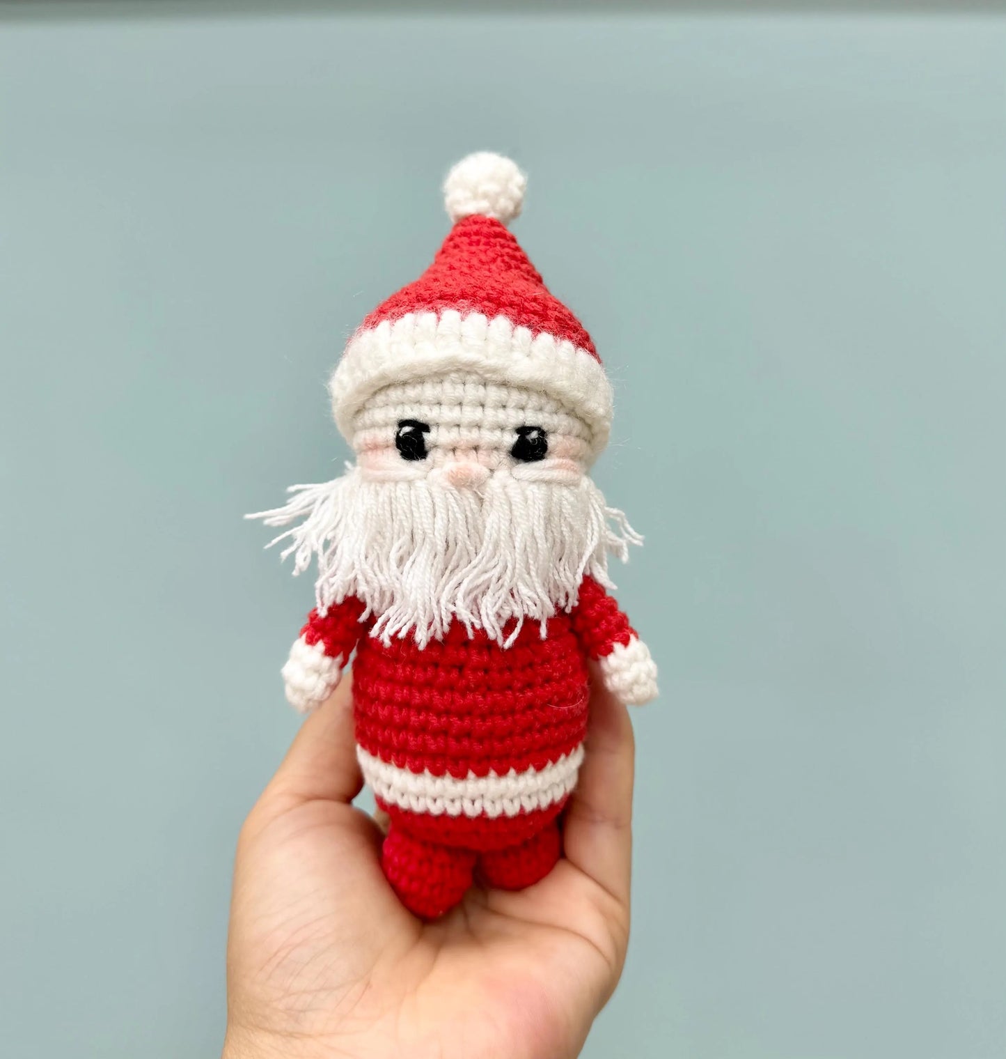 Crochet Santa Clause Ornament Handmade