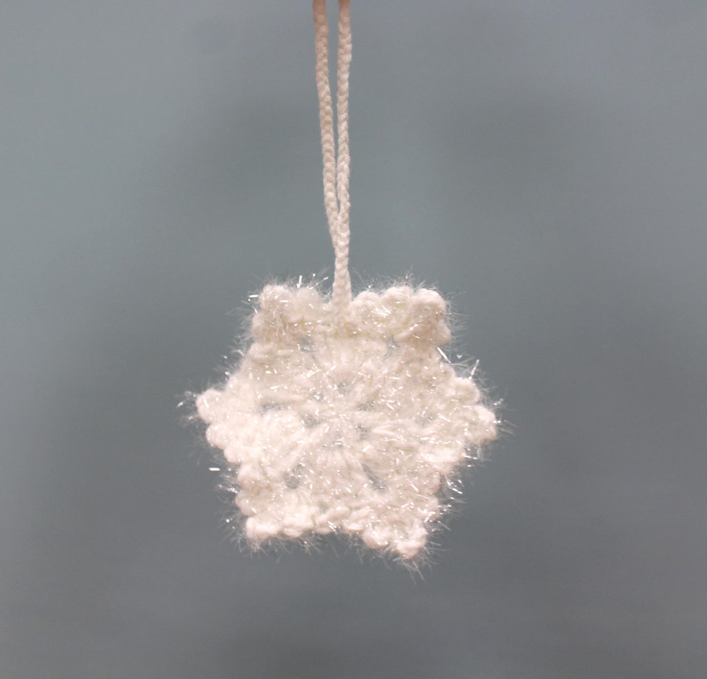 Crochet Snowflake Christmas Ornament