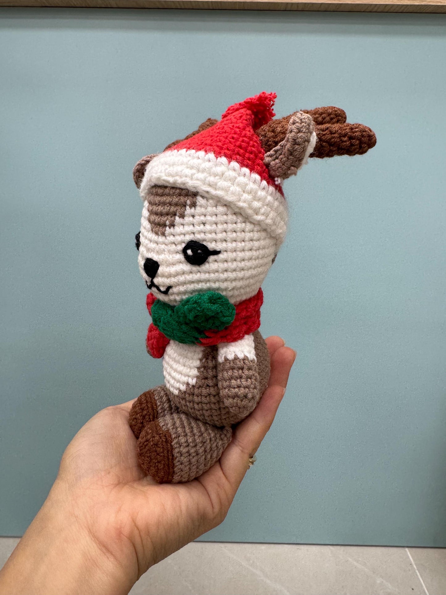 Christmas Crochet Reindeer - Plush Reindeer