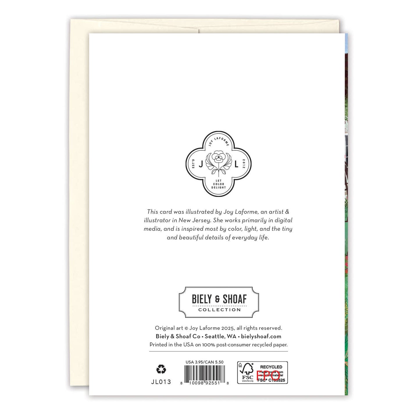 Garden Party Birthday Card – Illustrated by Joy Laforme | Unique Gifts, Birthday Gift for Wife