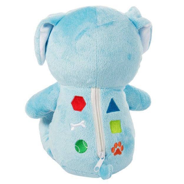 Plush Dog Toy with Buckles and Shapes – Barkley | Unique Gifts for Kids