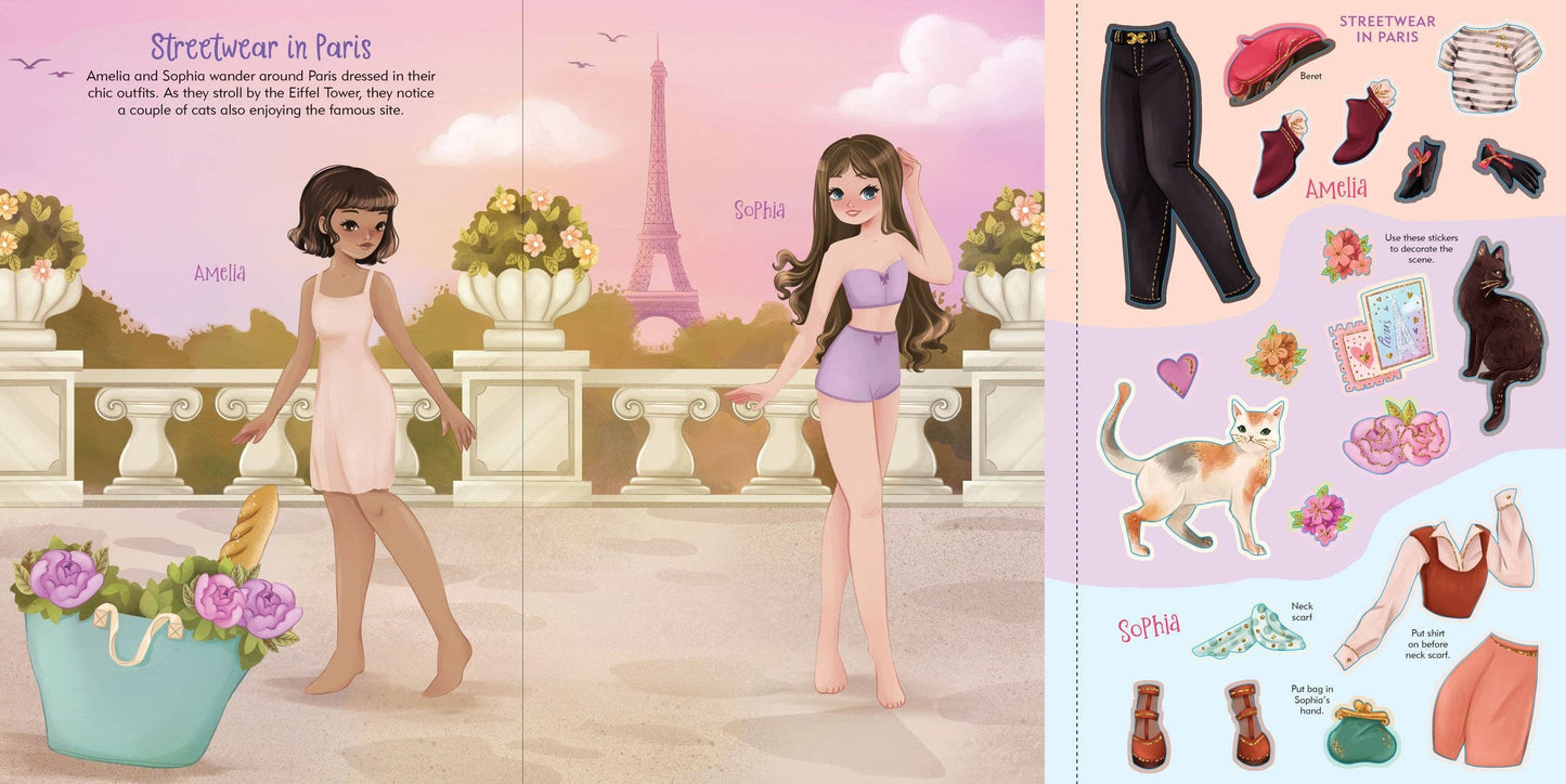 Sticker Doll Dress-Up Book – Fashion Theme | Gifts for Girls, Unique Gifts