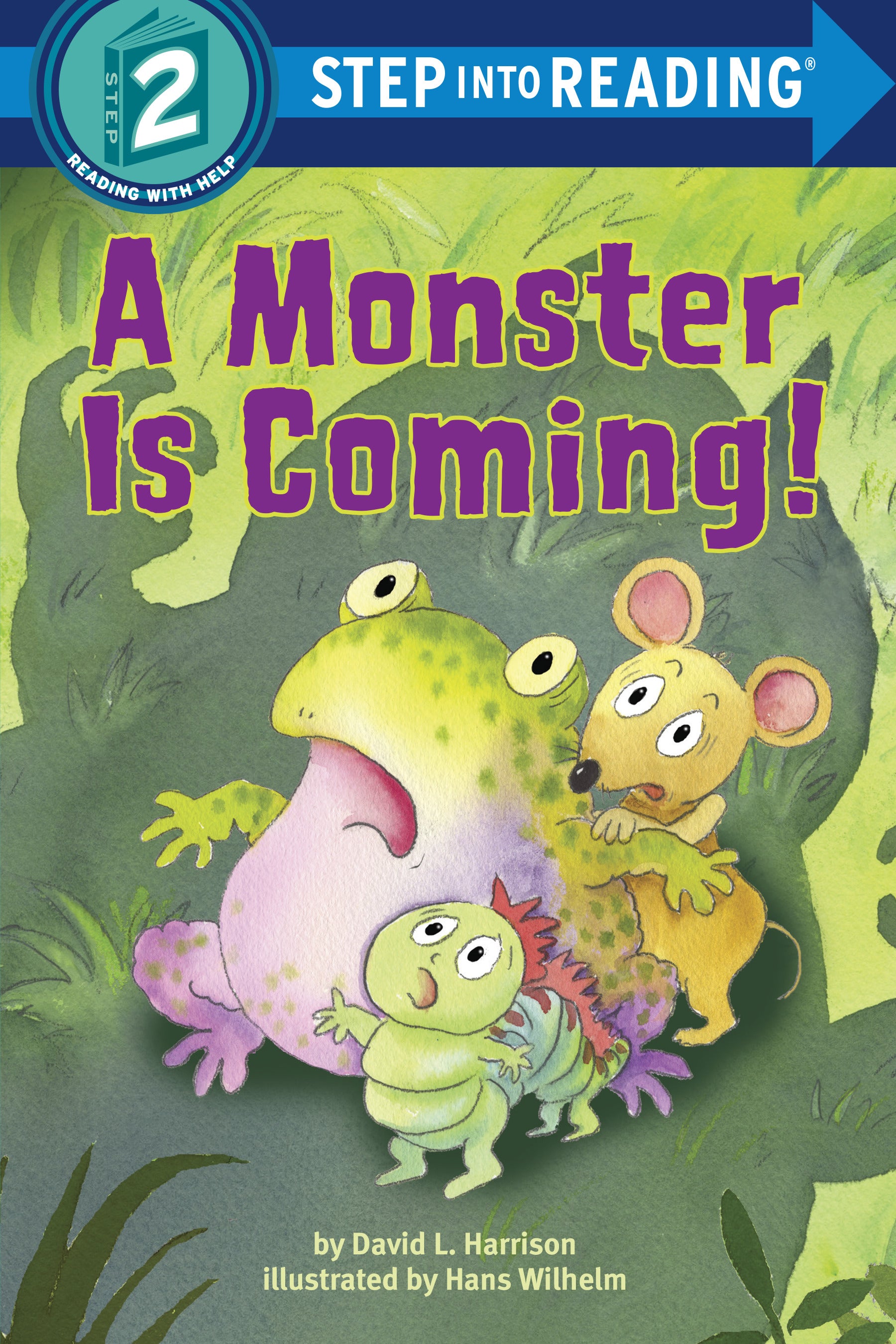 Illustrated children's book cover showing frightened animals in a forest.