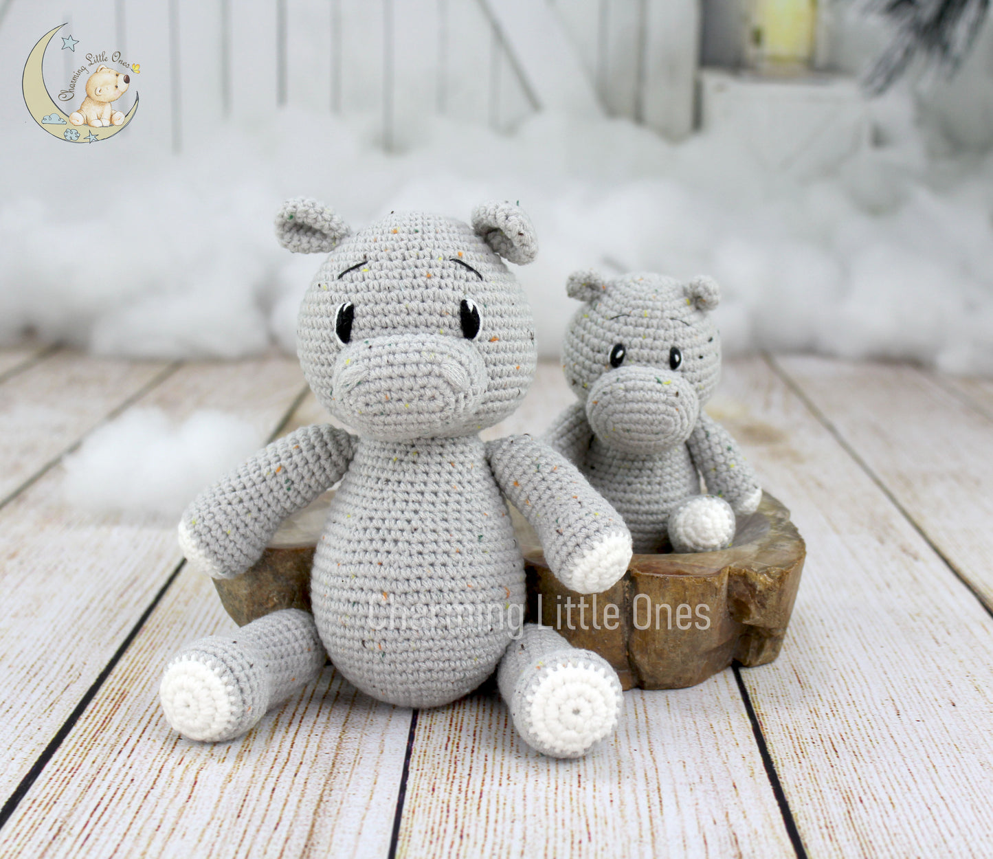 Handmade Crochet Hippo