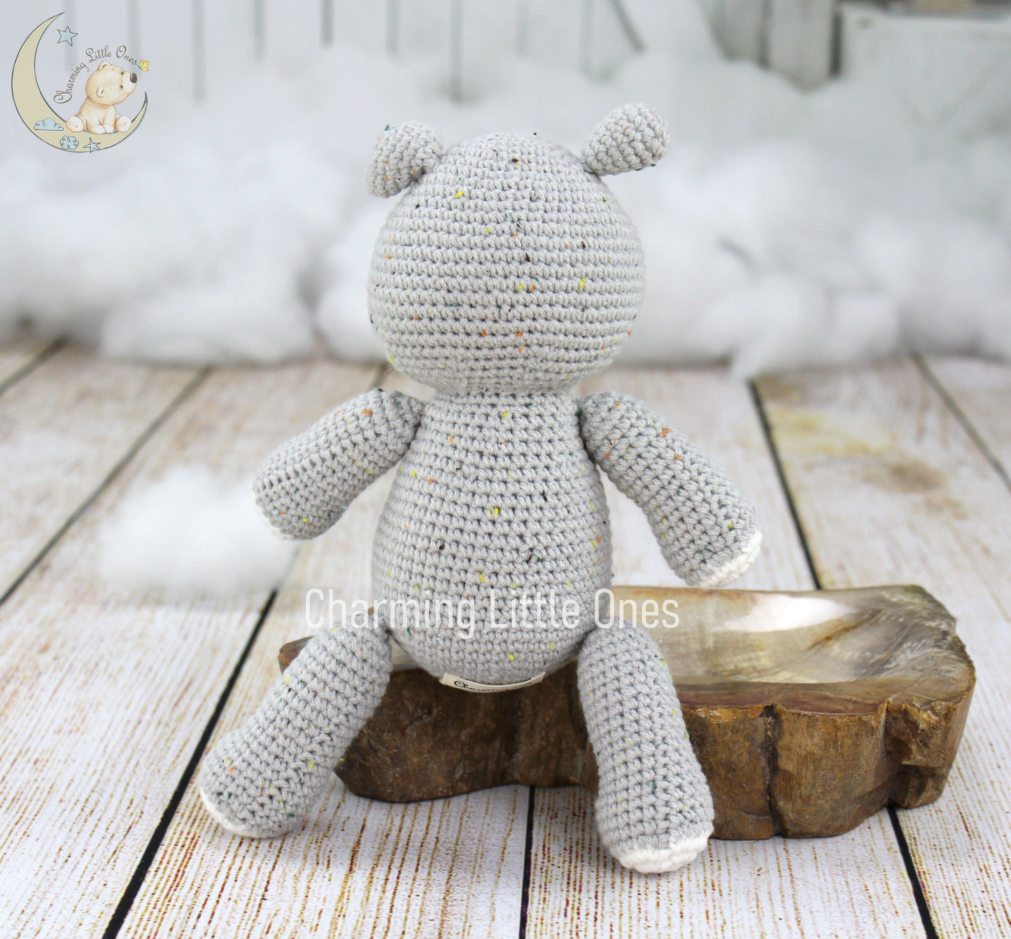 Handmade Crochet Hippo