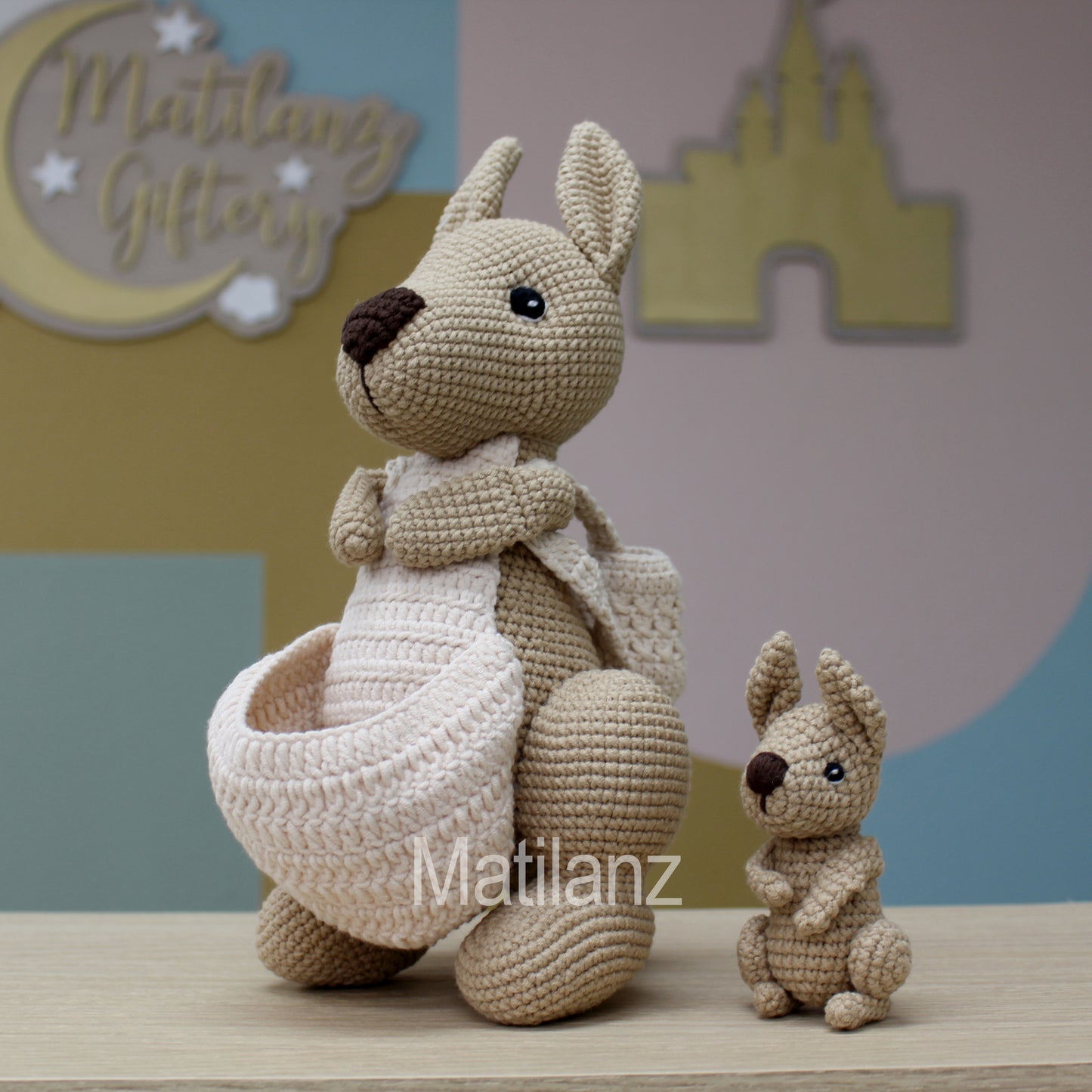 Crochet Kangaroo Set