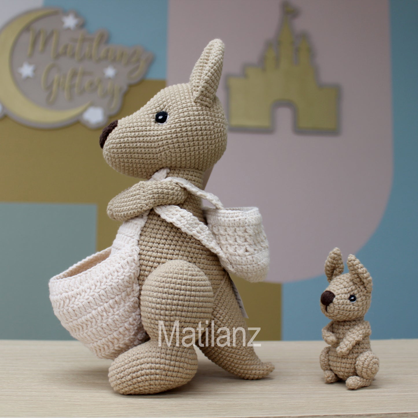 Crochet Kangaroo Set