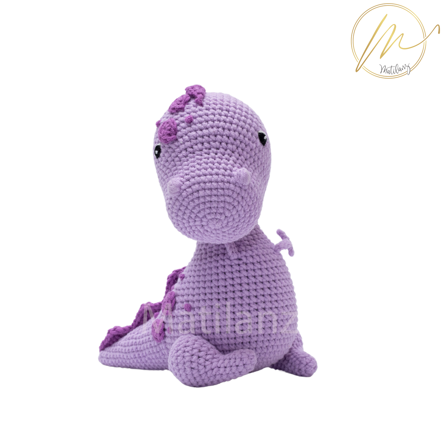 Crochet Dinosaur - Handmade 7"