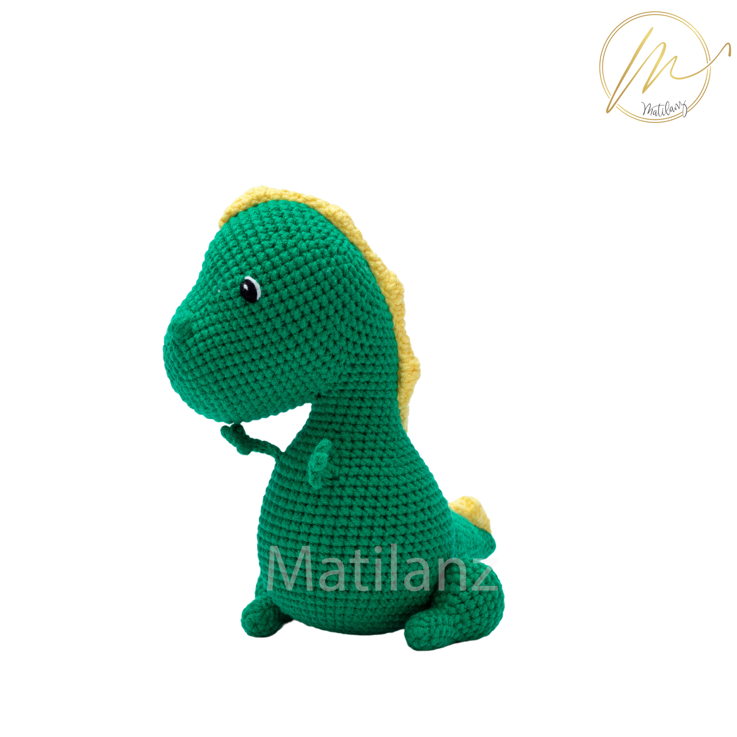 Crochet Dinosaur - Handmade 7"