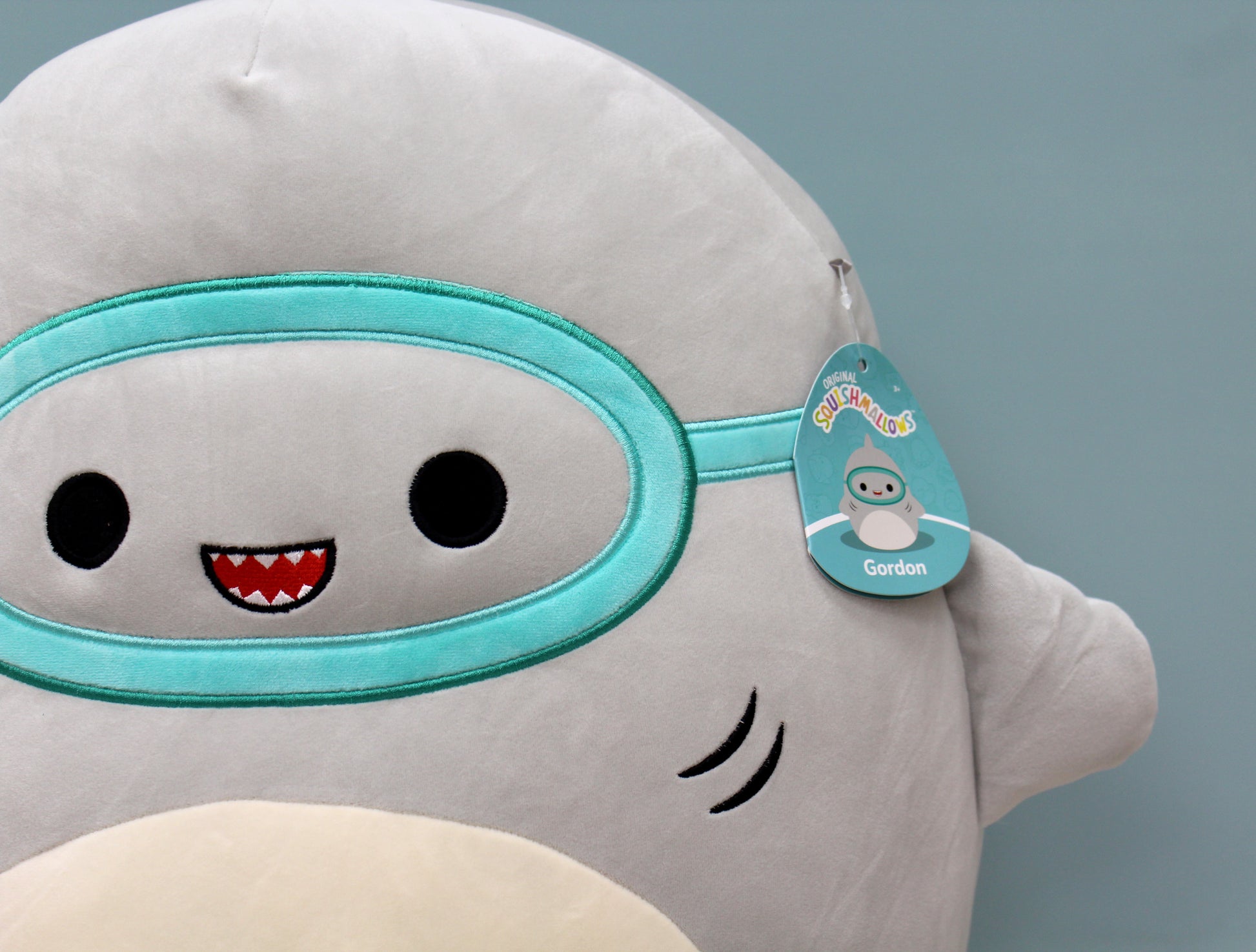 squishmallow gordon with goggles Gordon Shark Squishmallow 16" – Unique Birthday Gift for Her – Matilanz