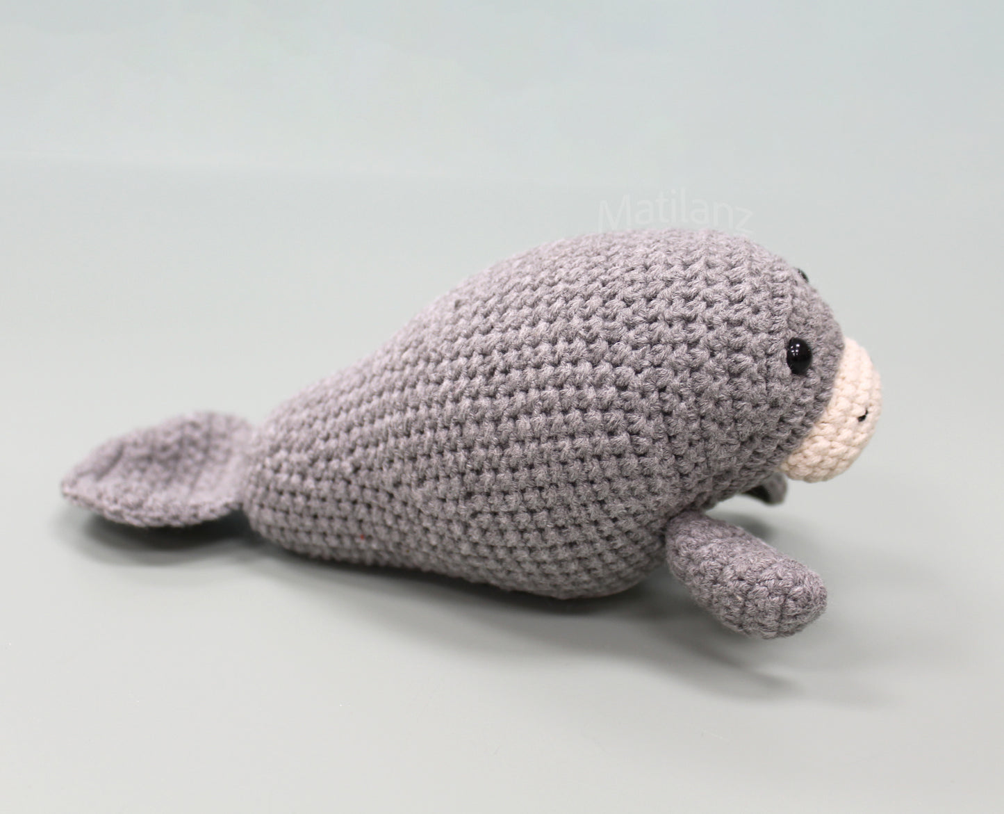 Handmade Crochet Manatee Plush