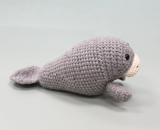 Handmade Crochet Manatee Plush