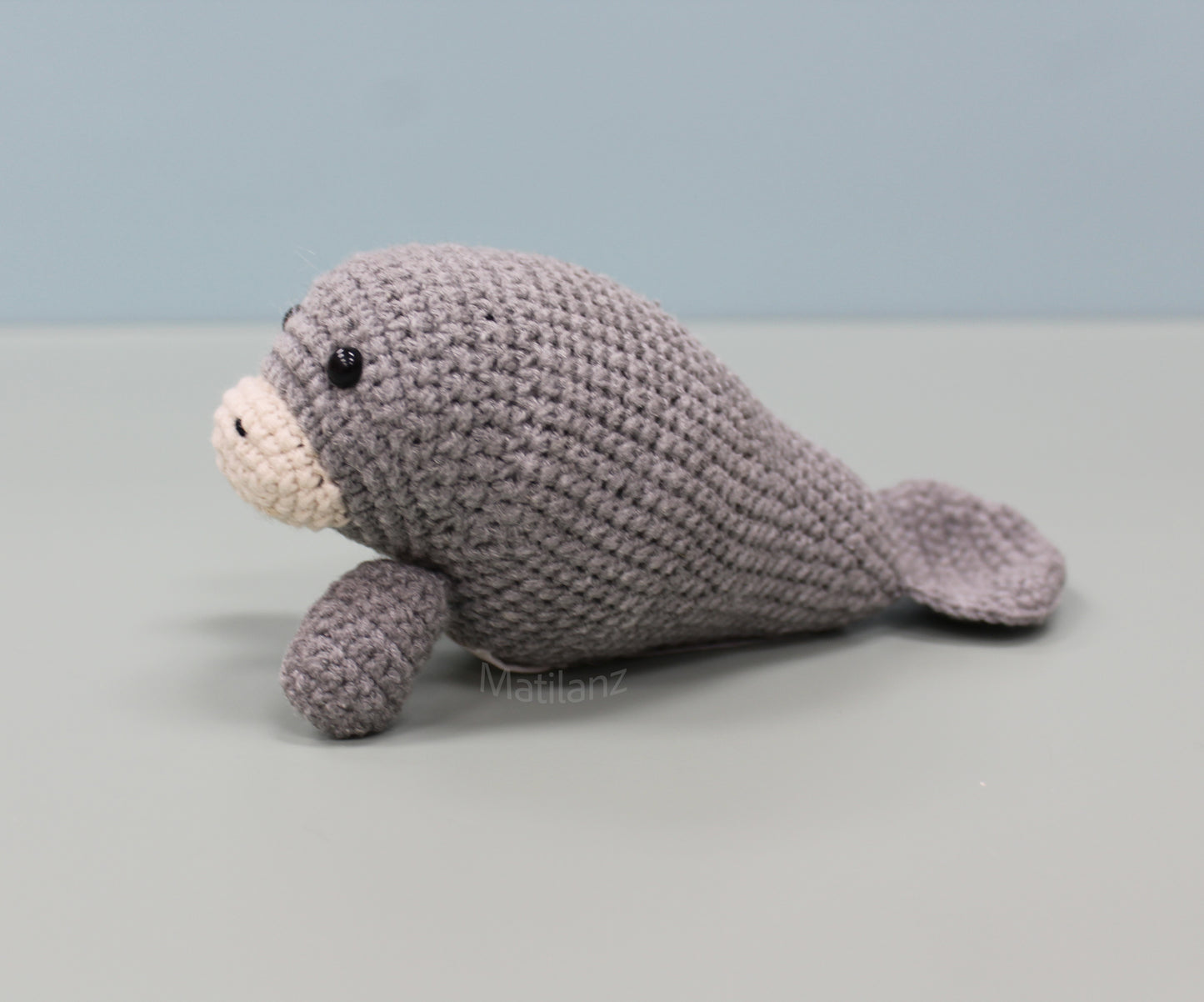 Handmade Crochet Manatee Plush